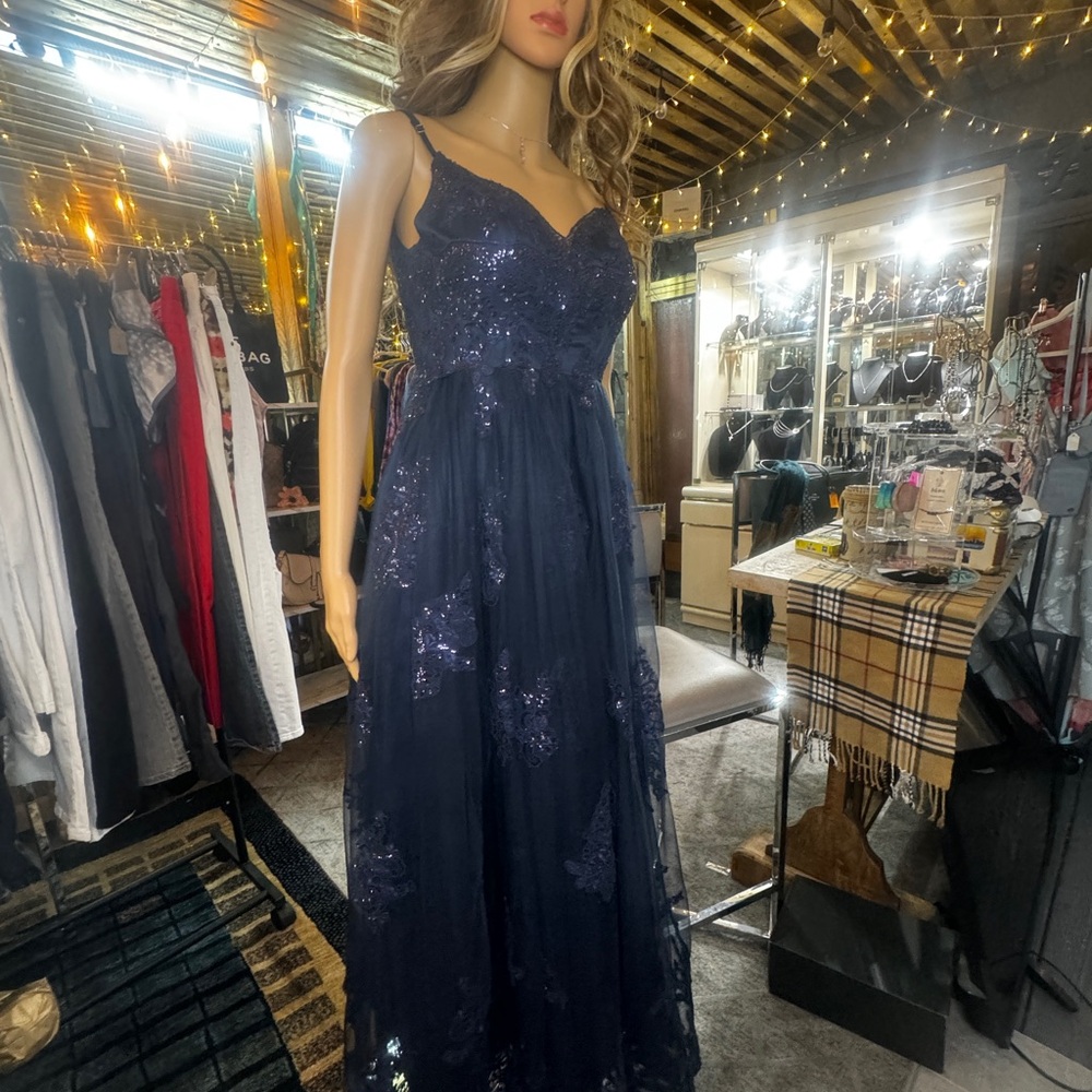 Maxi blue dress 👗